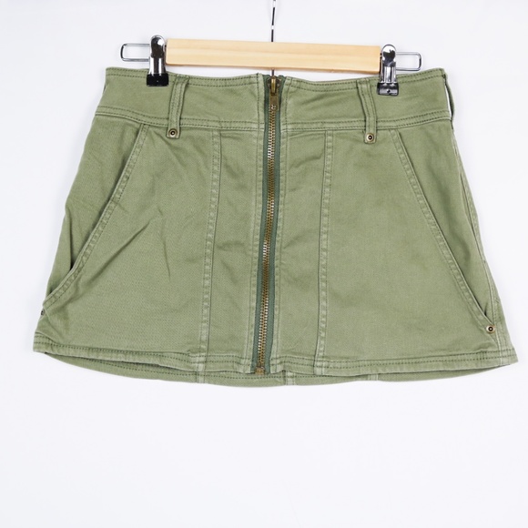 Free People Dresses & Skirts - Free People Green Mini Skirt Small
